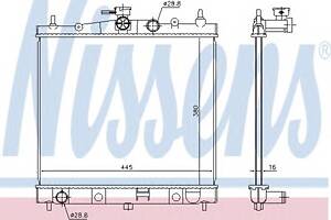 Радиатор охлаждения двигателя для моделей: NISSAN (MICRA)