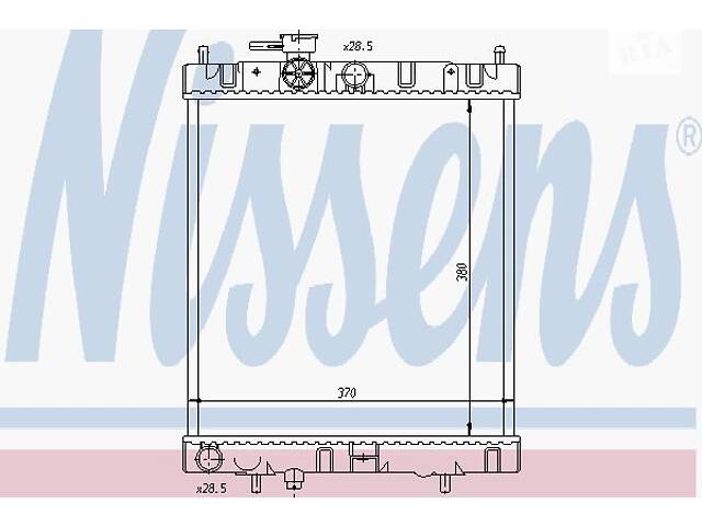 Радиатор охлаждения двигателя для моделей: NISSAN (MICRA)