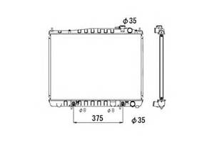 Радиатор охлаждения двигателя для моделей: NISSAN (PATHFINDER)