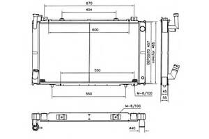 Радиатор охлаждения двигателя для моделей: NISSAN (PATROL, PATROL,PATROL)