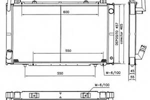Радиатор охлаждения двигателя для моделей: NISSAN (PATROL, PATROL,PATROL)