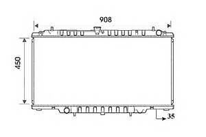 Радиатор охлаждения двигателя для моделей: NISSAN (PATROL)