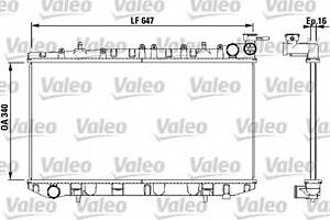 Радиатор охлаждения двигателя  для моделей: NISSAN (PRIMERA, ALMERA,ALMERA)