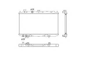 Радиатор охлаждения двигателя для моделей: NISSAN (PRIMERA, PRIMERA,PRIMERA)