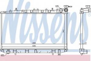 Радиатор охлаждения двигателя для моделей: NISSAN (PRIMERA, PRIMERA,PRIMERA)