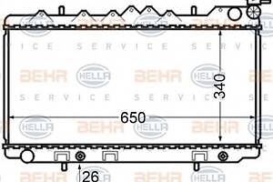 Радиатор охлаждения двигателя  для моделей: NISSAN (PRIMERA, PRIMERA)