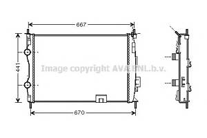 Радиатор охлаждения двигателя для моделей: NISSAN (QASHQAI)