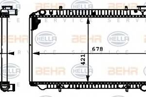 Радиатор охлаждения двигателя для моделей: NISSAN (SERENA)