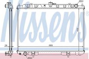 Радиатор охлаждения двигателя для моделей: NISSAN (X-TRAIL)