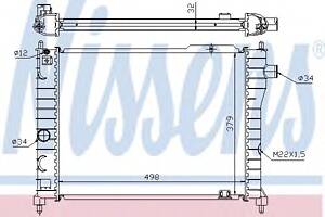 Радиатор охлаждения двигателя для моделей: OPEL (ASCONA, ASCONA), VAUXHALL (CAVALIER,CAVALIER)