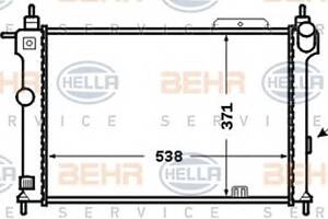 Радиатор охлаждения двигателя для моделей: OPEL (ASTRA, ASTRA,ASTRA,ASTRA), VAUXHALL (ASTRA,ASTRA,ASTRA,ASTRA)
