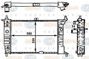 Радиатор охлаждения двигателя для моделей: OPEL (ASTRA, ASTRA,ASTRA,ASTRA,ASTRA,ASTRA,ASTRA,ASTRA), VAUXHALL (ASTRA,AST