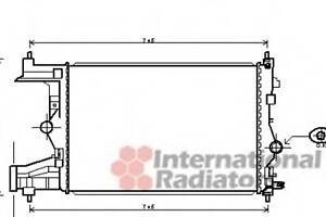 Радиатор охлаждения двигателя для моделей: OPEL (ASTRA, ASTRA,ASTRA,ASTRA)