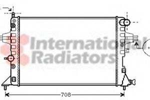 Радиатор охлаждения двигателя для моделей: OPEL (ASTRA, ASTRA,ASTRA,ZAFIRA,ASTRA,ASTRA,ASTRA)