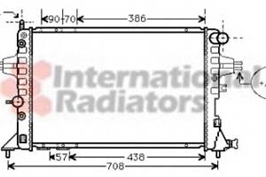 Радиатор охлаждения двигателя для моделей: OPEL (ASTRA, ASTRA,ASTRA,ZAFIRA,ASTRA,ASTRA)