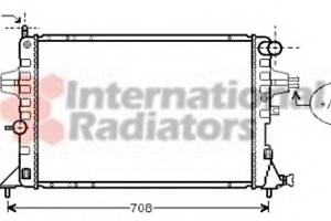 Радиатор охлаждения двигателя для моделей: OPEL (ASTRA, ASTRA,ASTRA,ZAFIRA,ASTRA)