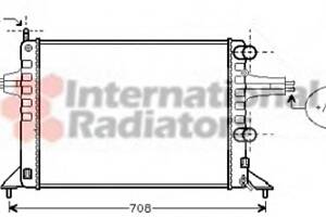 Радиатор охлаждения двигателя для моделей: OPEL (ASTRA, ASTRA,ASTRA)