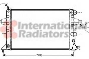 Радіатор охолодження двигуна для моделей: OPEL (ASTRA, ASTRA, ASTRA)