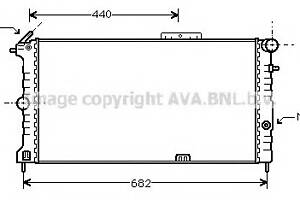 Радиатор охлаждения двигателя для моделей: OPEL (CALIBRA, VECTRA,VECTRA), VAUXHALL (CALIBRA,CAVALIER,CAVALIER)