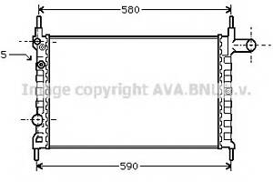 Радиатор охлаждения двигателя для моделей: OPEL (KADETT, KADETT,KADETT,KADETT,KADETT,KADETT), VAUXHALL (ASTRA,ASTRA,AST