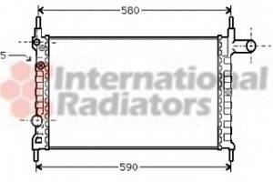 Радиатор охлаждения двигателя для моделей: OPEL (KADETT, KADETT,KADETT,KADETT,KADETT,KADETT)