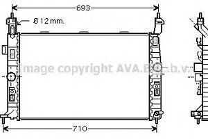 Радиатор охлаждения двигателя для моделей: OPEL (MERIVA), VAUXHALL (MERIVA)