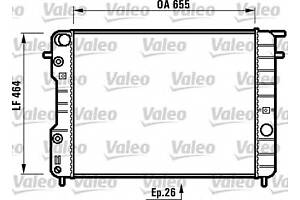 Радиатор охлаждения двигателя для моделей: OPEL (OMEGA, OMEGA), VAUXHALL (OMEGA)