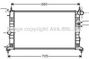 Радиатор охлаждения двигателя для моделей: OPEL (VECTRA, VECTRA,VECTRA), VAUXHALL (VECTRA,VECTRA,VECTRA)