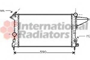 Радиатор охлаждения двигателя для моделей: OPEL (VECTRA, VECTRA)