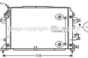 Радиатор охлаждения двигателя для моделей: OPEL (ZAFIRA, ZAFIRA), VAUXHALL (ZAFIRA)
