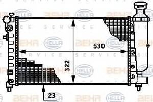 Радиатор охлаждения двигателя для моделей: PEUGEOT (106)