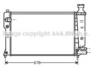 Радиатор охлаждения двигателя для моделей: PEUGEOT (405, 405)