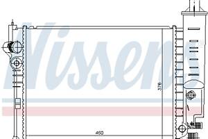 Радіатор охолодження двигуна для моделей: PEUGEOT (405,405)