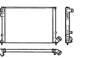 Радиатор охлаждения двигателя для моделей: PEUGEOT (406, 406)