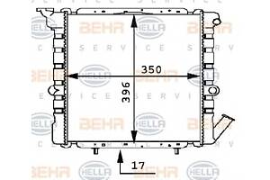 Радиатор охлаждения двигателя для моделей: RENAULT (11, 9)
