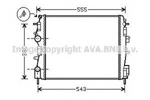 Радиатор охлаждения двигателя для моделей: RENAULT (KANGOO, KANGOO)