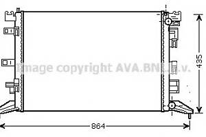 Радиатор охлаждения двигателя для моделей: RENAULT (LAGUNA, LAGUNA,LATITUDE)