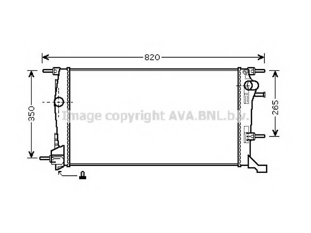 Радиатор охлаждения двигателя для моделей: RENAULT (MEGANE, MEGANE,MEGANE,FLUENCE,MEGANE)