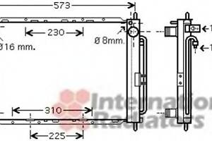 Радіатор охолодження двигуна для моделей: RENAULT (MODUS, CLIO, CLIO)