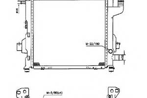 Радиатор охлаждения двигателя для моделей: RENAULT (TWINGO, TWINGO)
