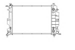 Радиатор охлаждения двигателя для моделей: SAAB (900, 900,900,9-3,9-3)