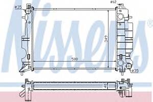 Радиатор охлаждения двигателя для моделей: SAAB (900, 900,900,9-3,9-3)