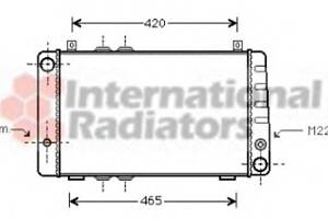 Радиатор охлаждения двигателя для моделей: SKODA (FAVORIT, FAVORIT,FELICIA,FELICIA,130,FAVORIT)