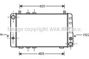 Радиатор охлаждения двигателя  для моделей: SKODA (FAVORIT, FAVORIT,FELICIA,FELICIA,130,FELICIA,FAVORIT,FELICIA,FELICIA)