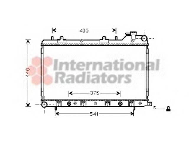 Радиатор охлаждения двигателя для моделей: SUBARU (FORESTER)