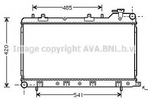 Радіатор охолодження двигуна для моделей: SUBARU (IMPREZA, FORESTER, IMPREZA)