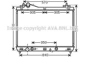 Радиатор охлаждения двигателя для моделей: SUZUKI (GRAND-VITARA)