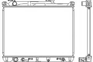 Радиатор охлаждения двигателя для моделей: SUZUKI (GRAND-VITARA)