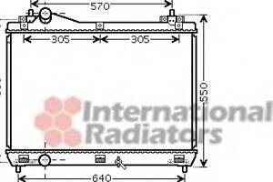 Радиатор охлаждения двигателя для моделей: SUZUKI (GRAND-VITARA)