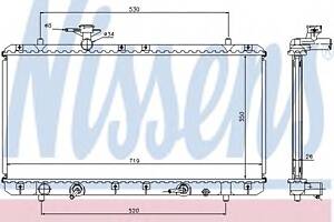 Радиатор охлаждения двигателя для моделей: SUZUKI (LIANA, LIANA)
